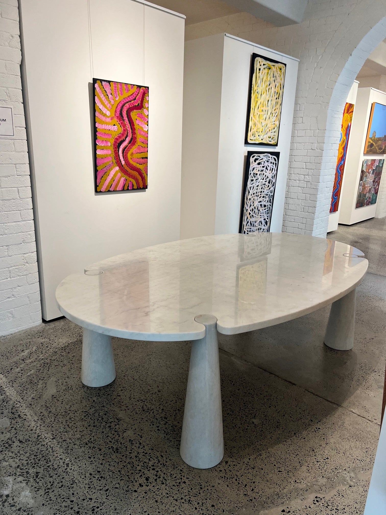 Angelo Mosso Table Eros Oval Dining Table by Angelo Mangiarotti – Curated Spaces