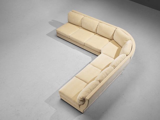 Willy Rizzo Sofa for Mario Sabot, 1970s Italy