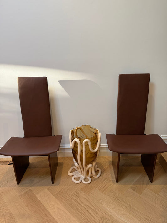 Pair of Rennie Chairs by Kazuhide Takahama for Gavina