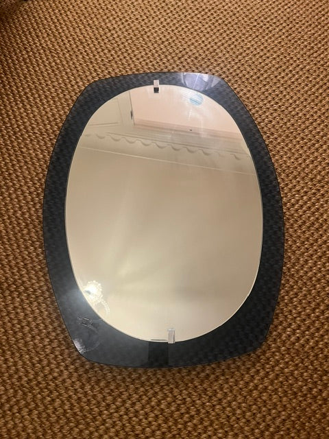 Authentic Veca Blue Mid-Century Mirror