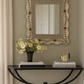 Vintage Floral Lattice Mirror