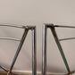 Set of 8 Vintage Chrome Dining Chairs with Terrazzo-Style Seats