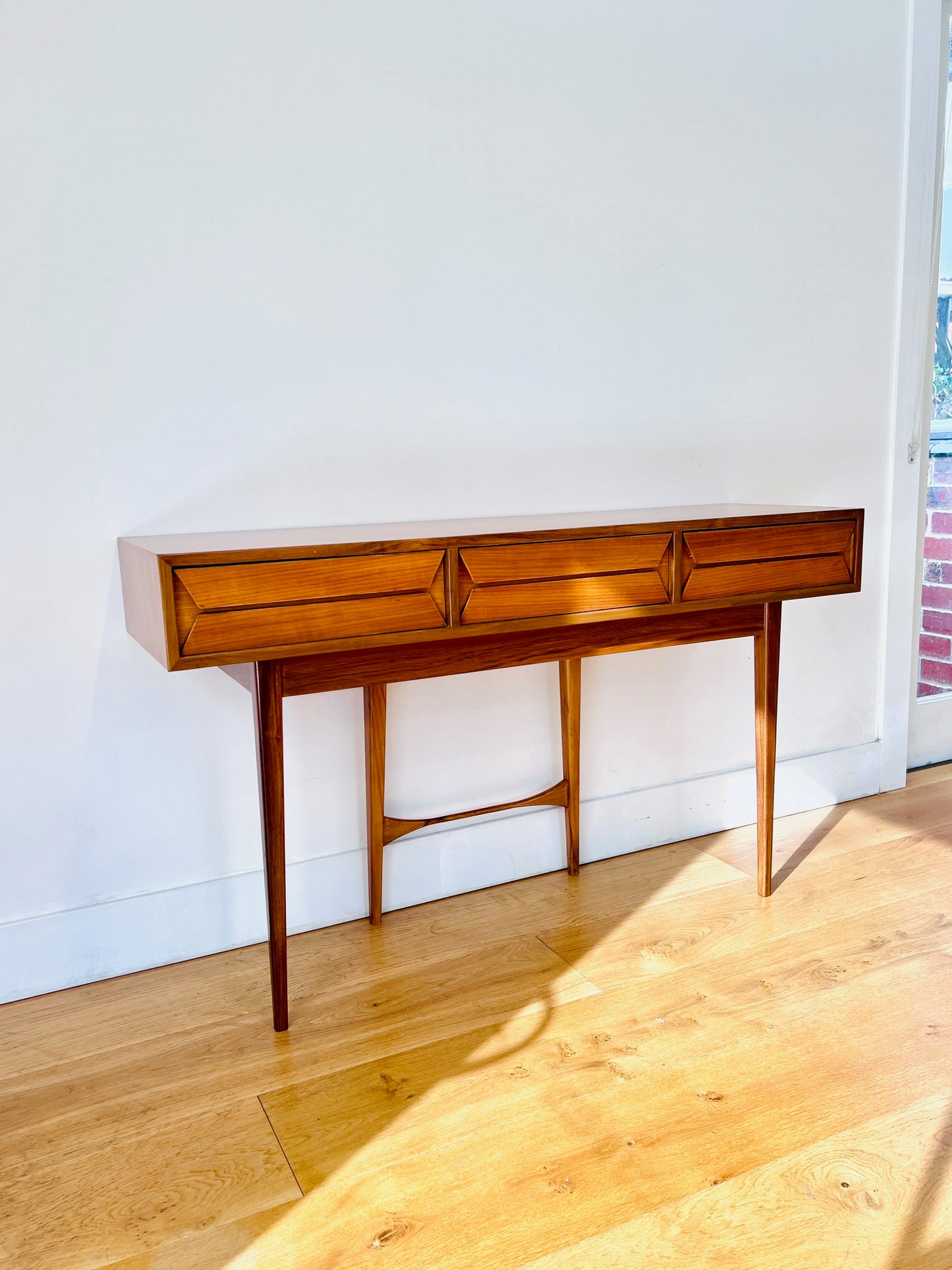 Teak Console Hall Table