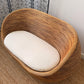 Vintage Pencil Reed Bamboo 2 Seater Lounger