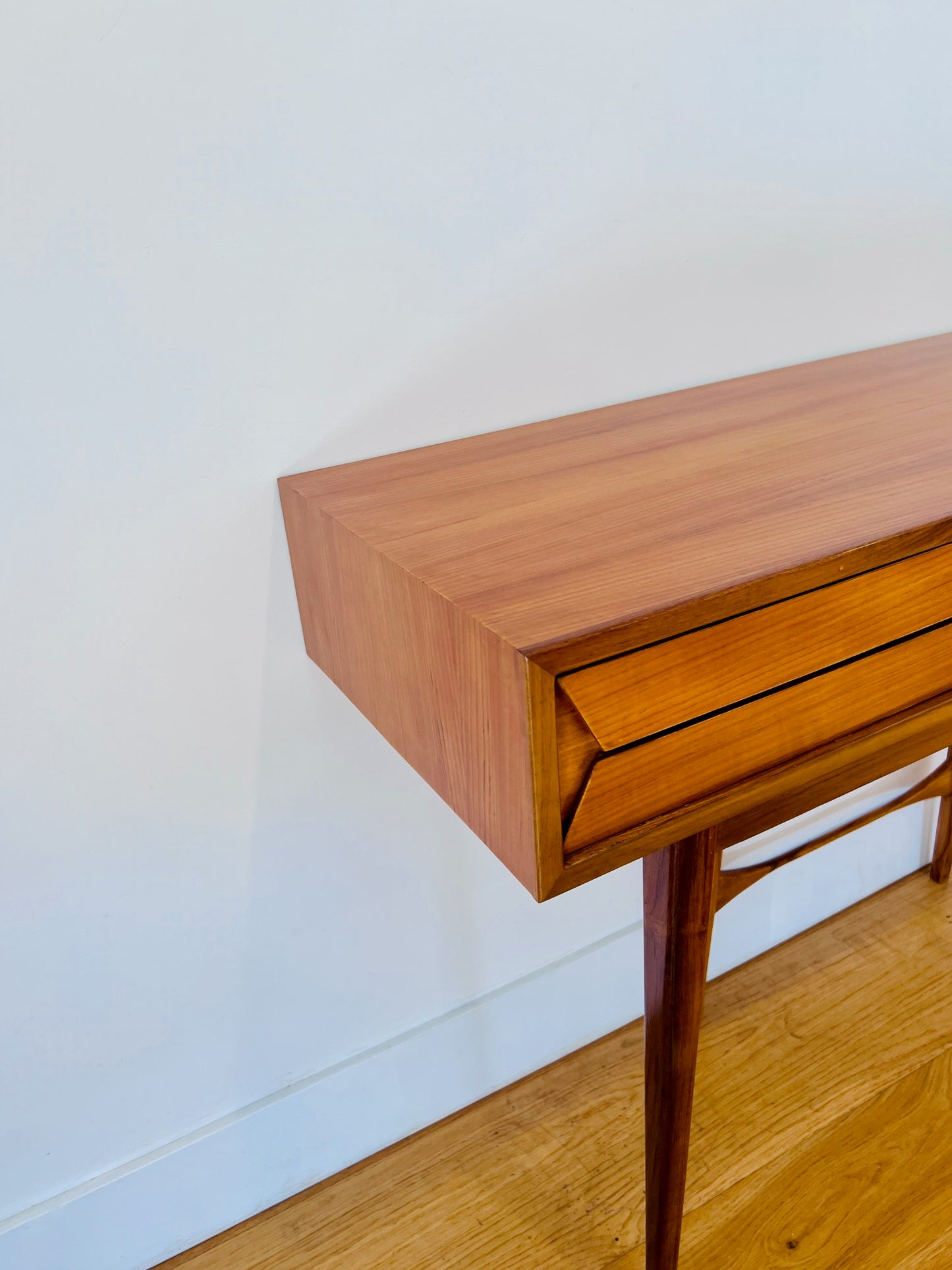 Teak Console Hall Table