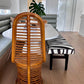 Vintage Rattan High Back Chair