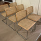 1960’s Made in Italy Vintage Fully Restored Cesca Dining Chairs