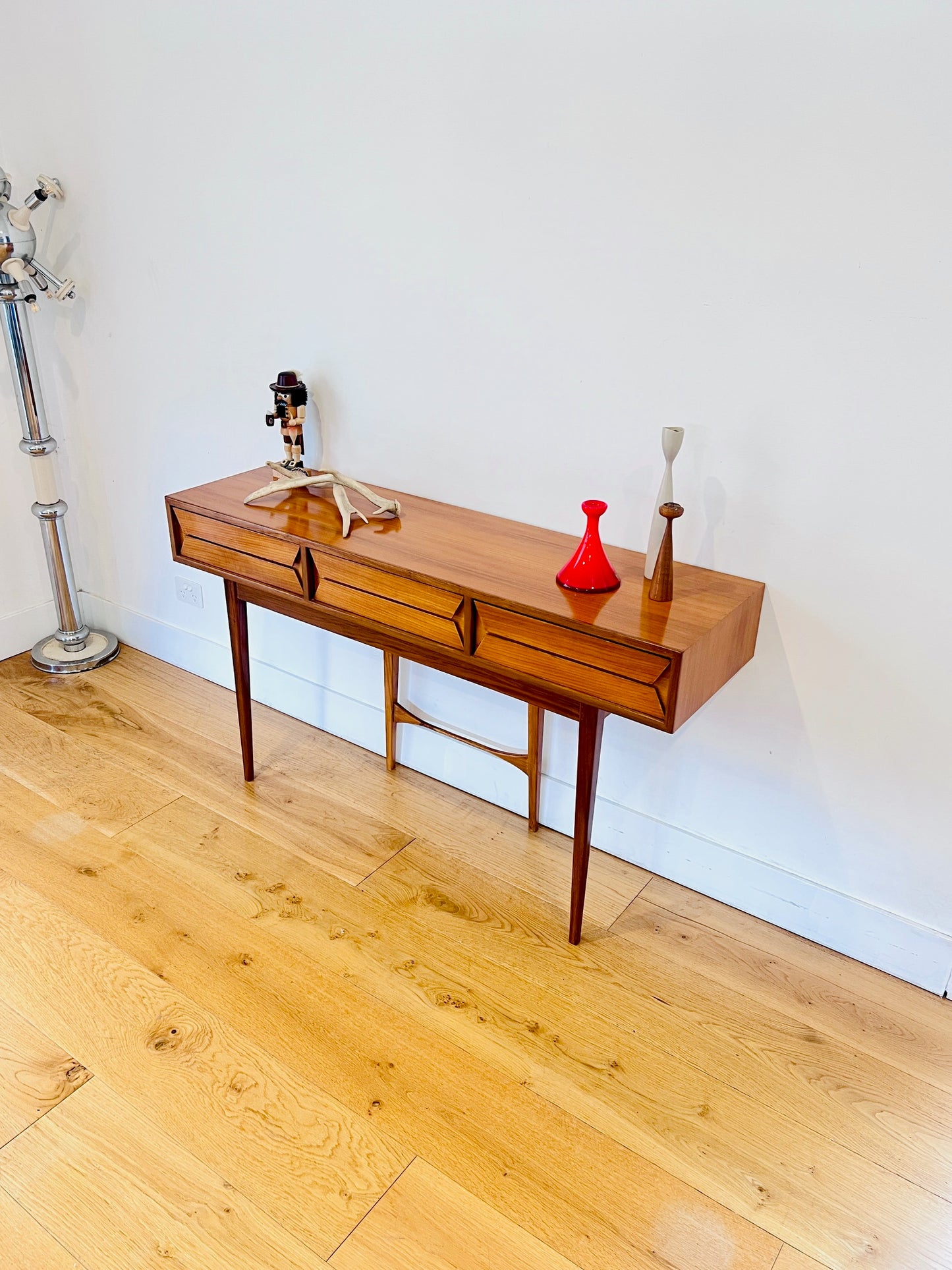 Teak Console Hall Table