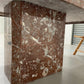 Rosso Bilbao Marble Dining Table