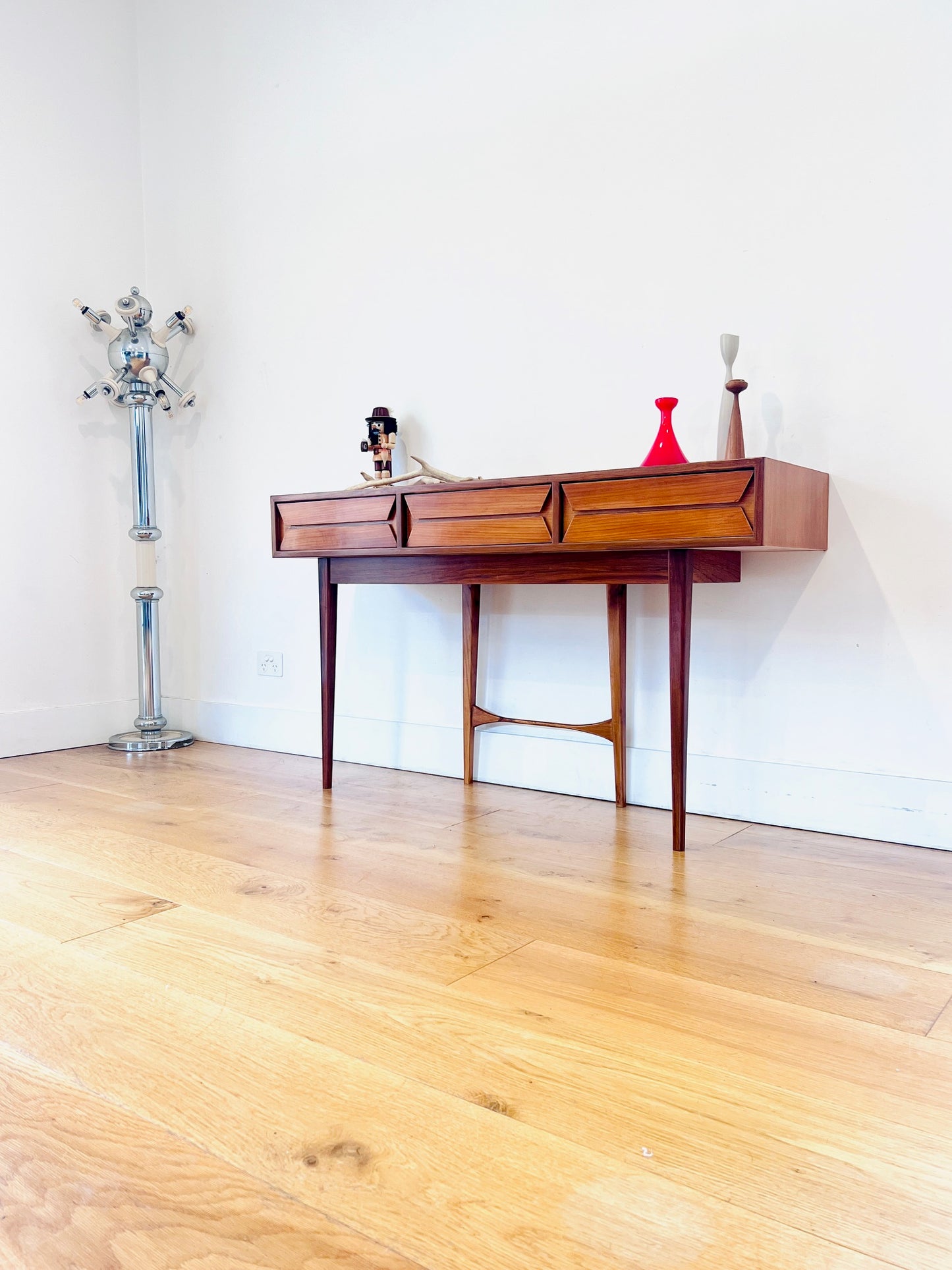 Teak Console Hall Table