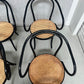 Set of 8 Thonet No. B9 Le Corbusier Cane Chairs - Black