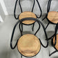 Set of 8 Thonet No. B9 Le Corbusier Cane Chairs - Black
