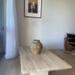 - Vintage Unfilled Travertine Coffee Table