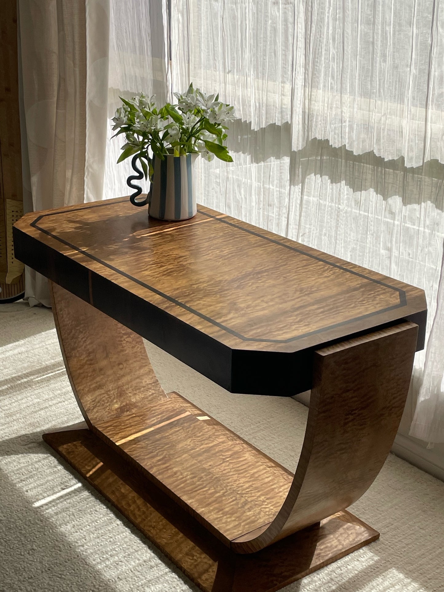 Art Deco Burl Table
