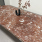 Rosso Bilbao Marble Dining Table