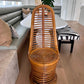 Vintage Rattan High Back Chair