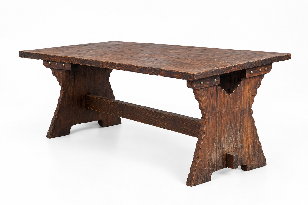 Brutalist Dining Setting