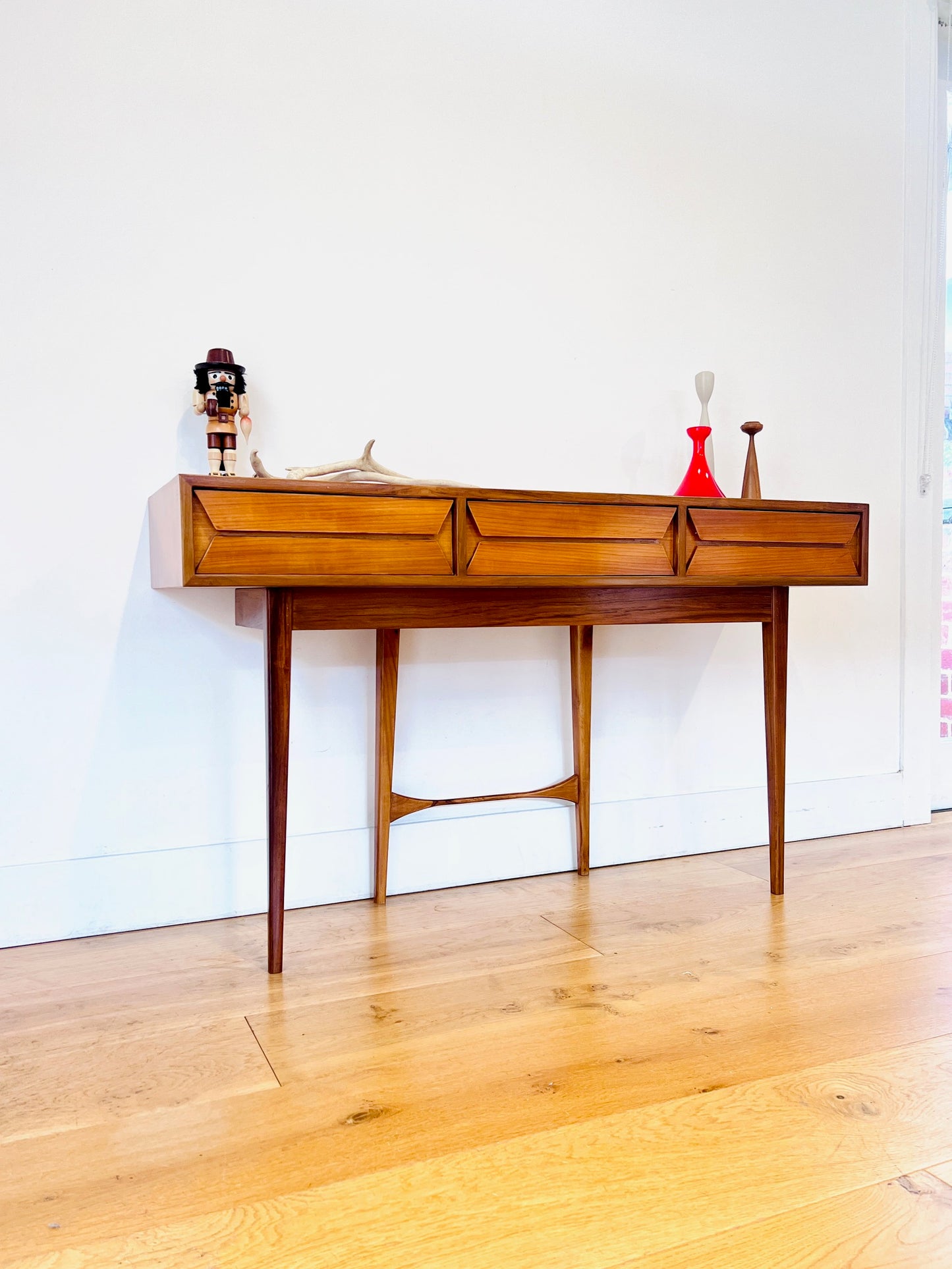 Teak Console Hall Table