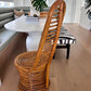 Vintage Rattan High Back Chair