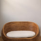 Vintage Pencil Reed Bamboo 2 Seater Lounger