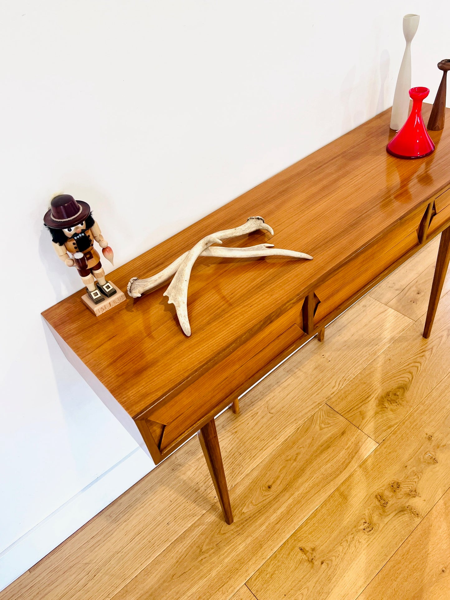 Teak Console Hall Table