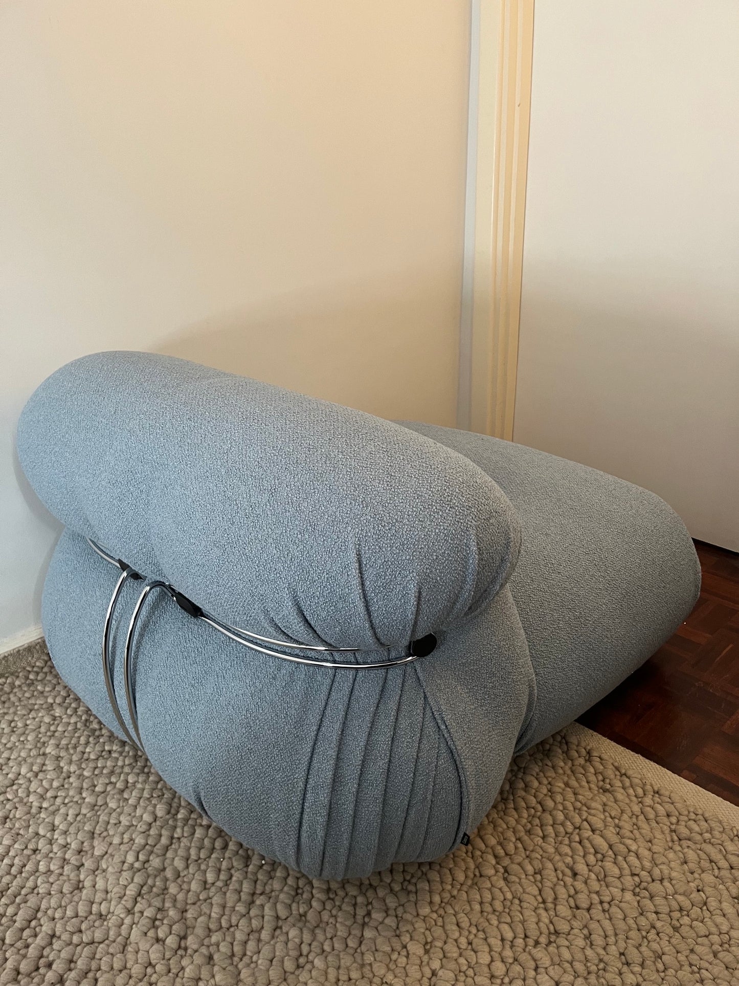 Authentic Cassina Italy Soriana Lounge Chair