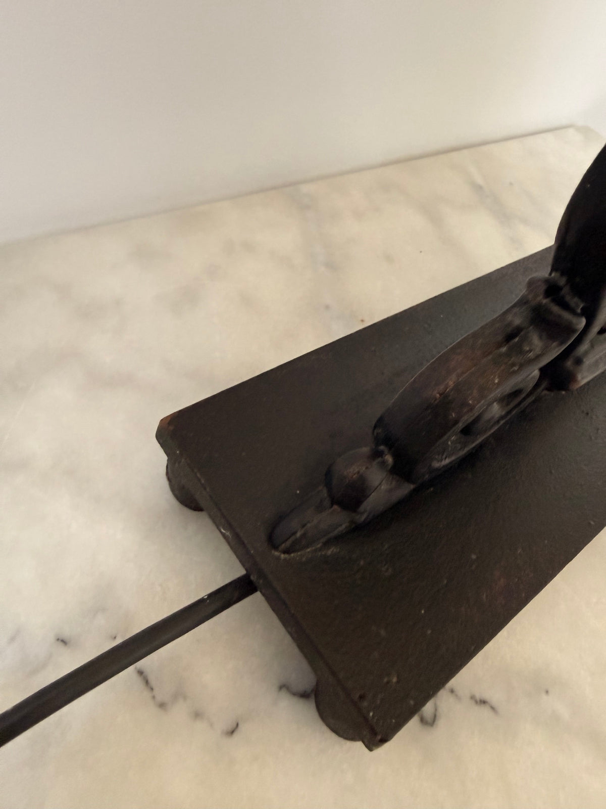 Pair of Vintage Sculptural Steel Table Lamps