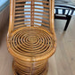 Vintage Rattan High Back Chair