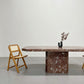 Rosso Bilbao Marble Dining Table
