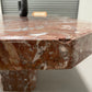 Rosso Bilbao Marble Dining Table