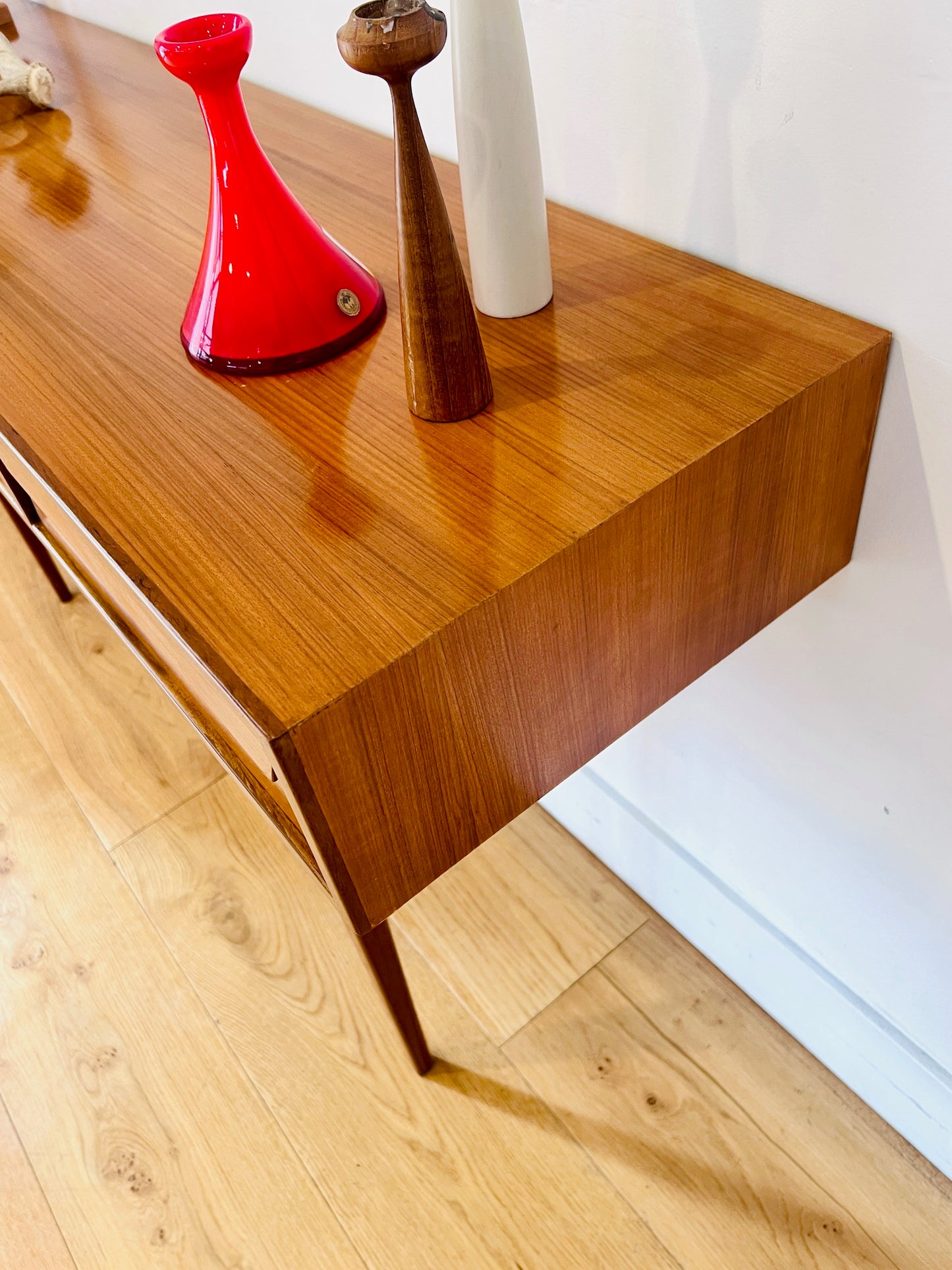 Teak Console Hall Table