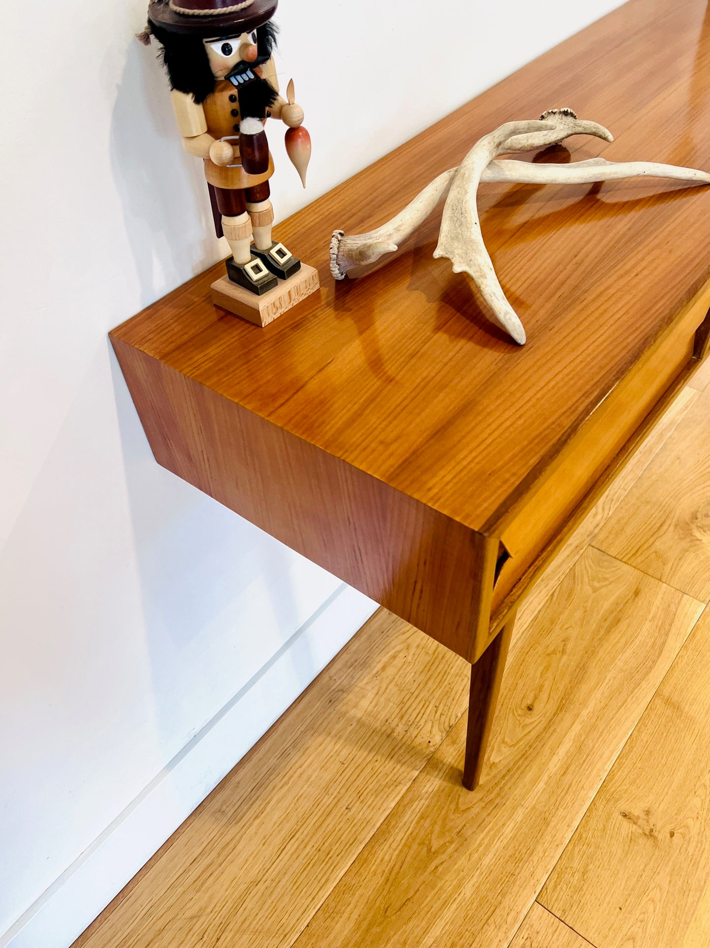 Teak Console Hall Table