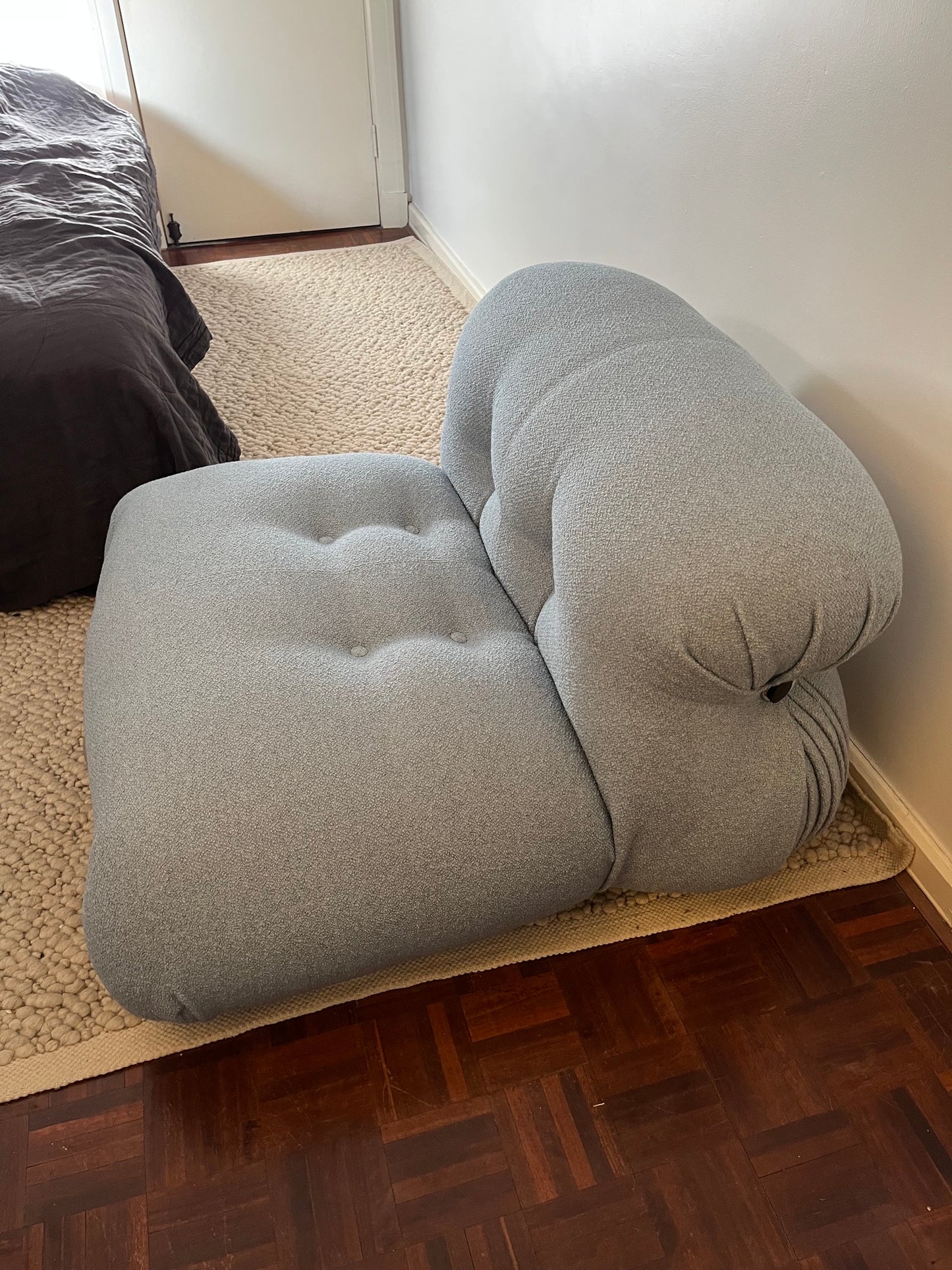 Authentic Cassina Italy Soriana Lounge Chair