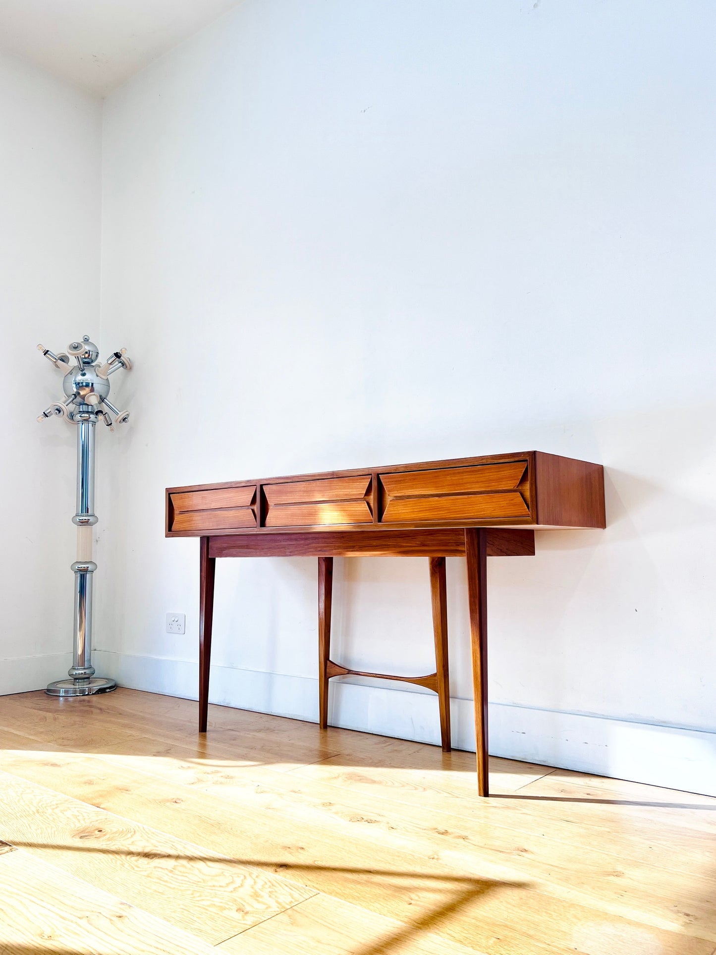 Teak Console Hall Table