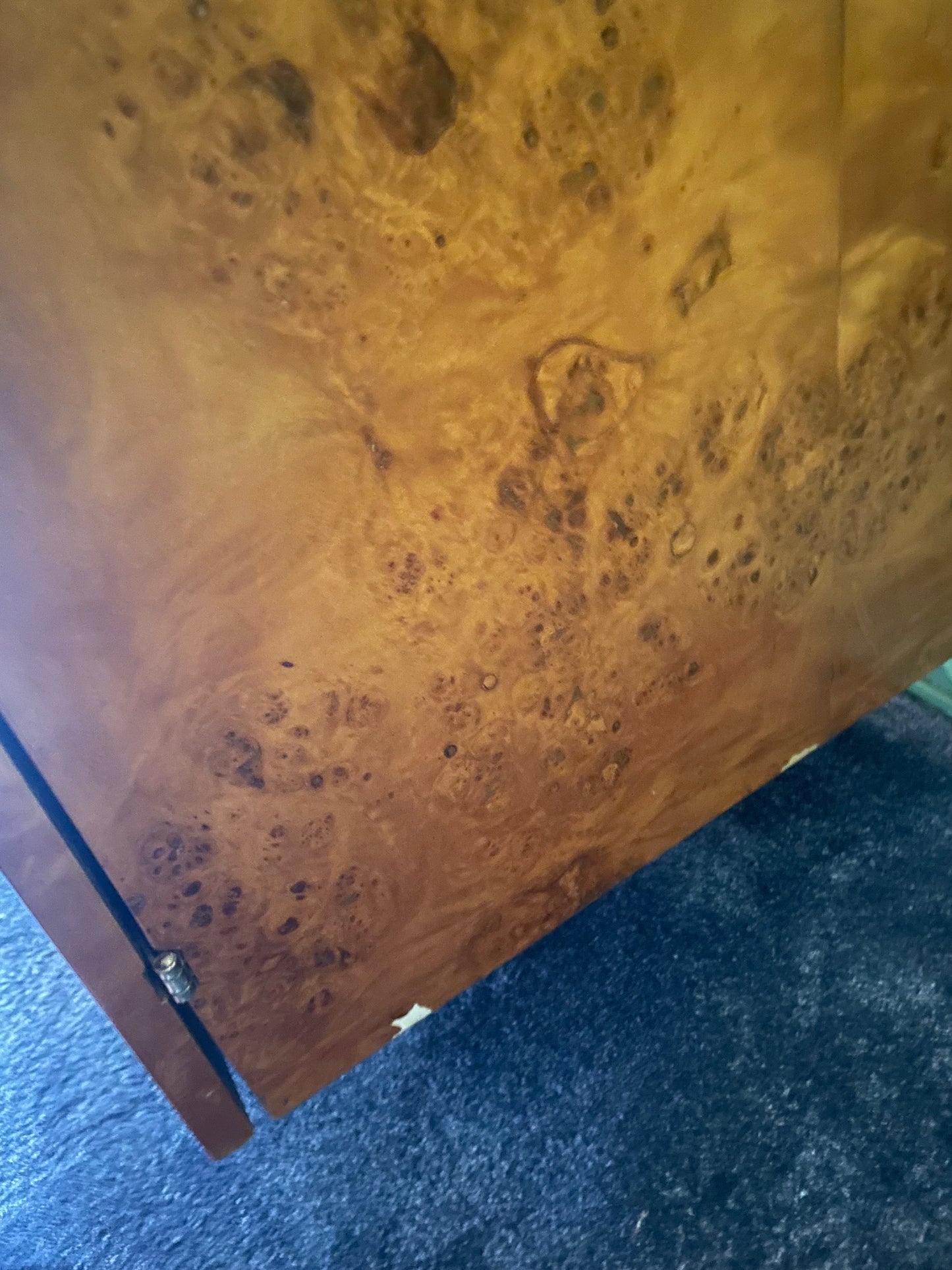 Vintage Burl Sideboard