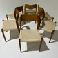 - Set of Six Danish Niels Moller #71 Dining Chairs
