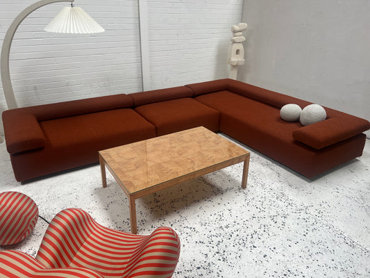- Rust Boucle Modular Sofa