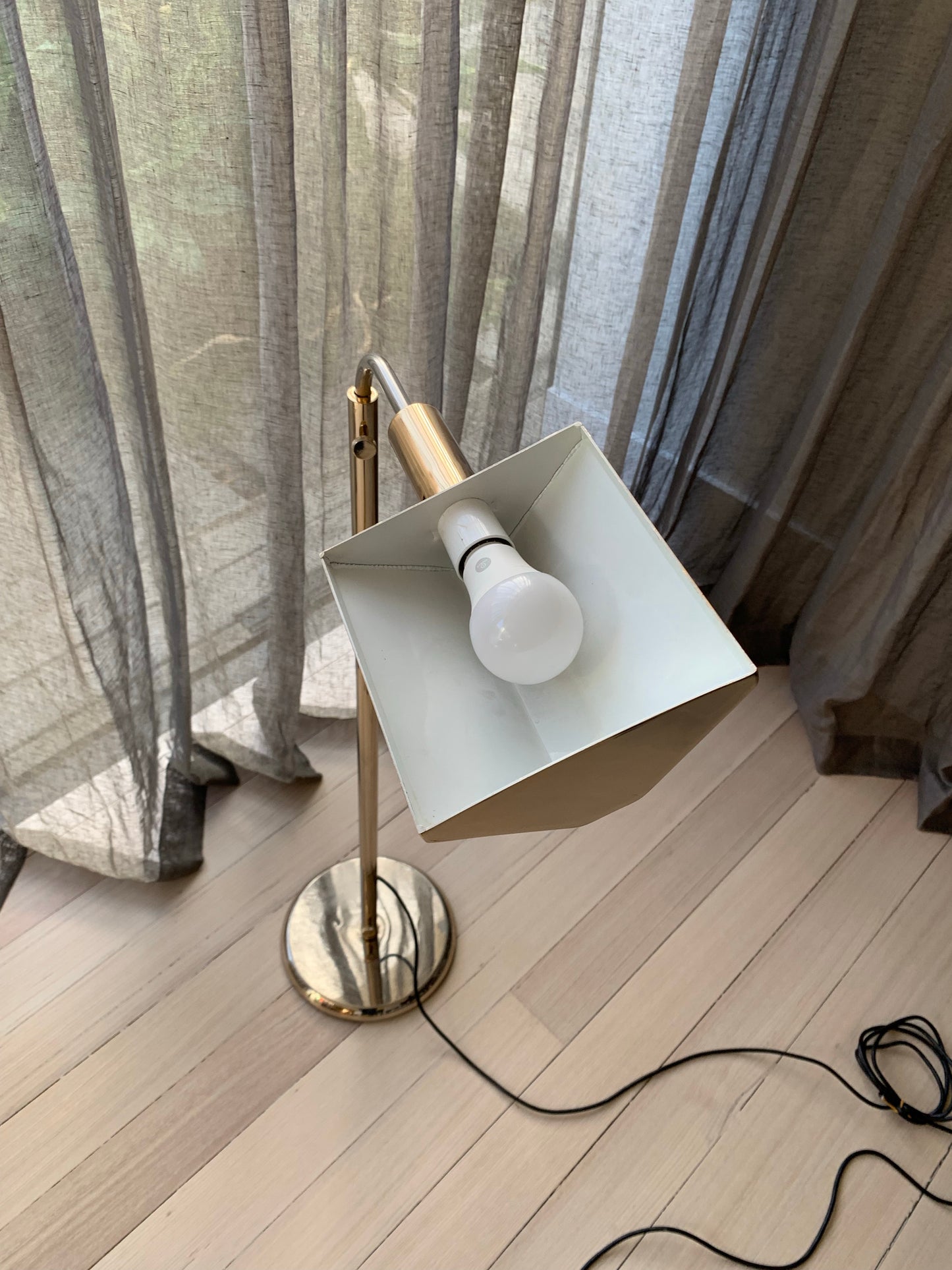 Vintage Oslo Brass Standard Lamp