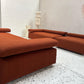 - Rust Boucle Modular Sofa