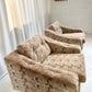 Vintage Geometric Parker Armchair - Two Available