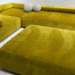 Bespoke Chartreuse Velvet Modular Sofa Set