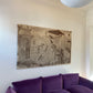 - Vintage Woven Sheep's Wool Wall Hanging