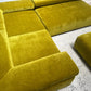 Bespoke Chartreuse Velvet Modular Sofa Set