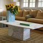 Large Callacatta White Marble Coffee Table