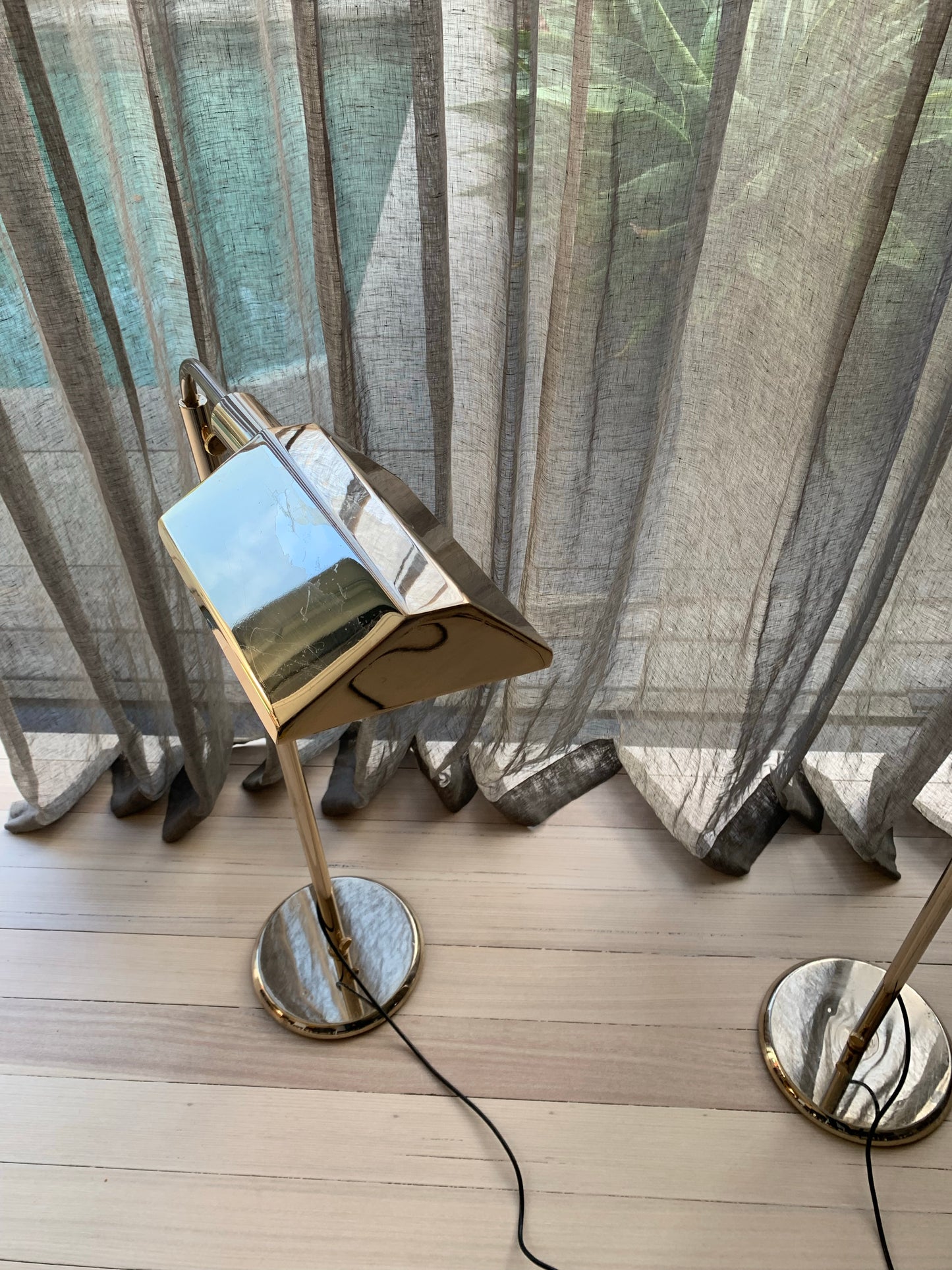 Vintage Oslo Brass Standard Lamp