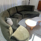 - Bespoke Velvet Chenille Curved Modular Sofa