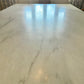 Custom Large Marble and Brass Dining Table