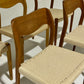 - Set of Six Danish Niels Moller #71 Dining Chairs