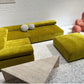 Bespoke Chartreuse Velvet Modular Sofa Set