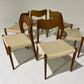 - Set of Six Danish Niels Moller #71 Dining Chairs